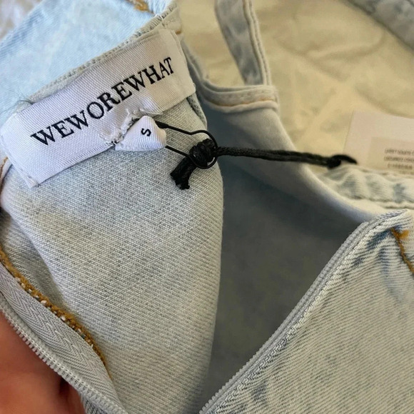 WeWoreWhat cutout denim skirt - Picture 9 of 14